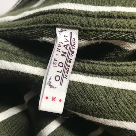 Old Navy  Cotton Babydoll Striped Top Size Medium - Picture 5 of 6